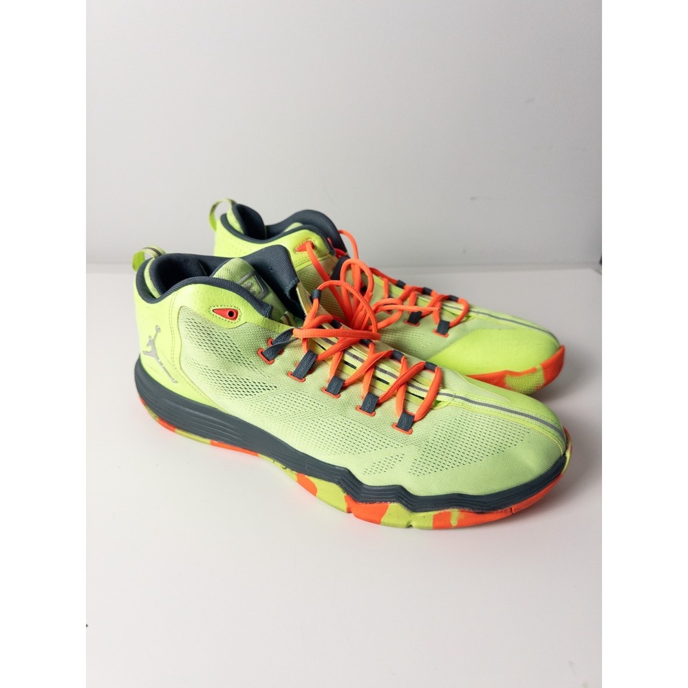 Nike‎ Air Jordan CP3 IX Mens US 15 33 CM Green Neon Basketball Sneakers